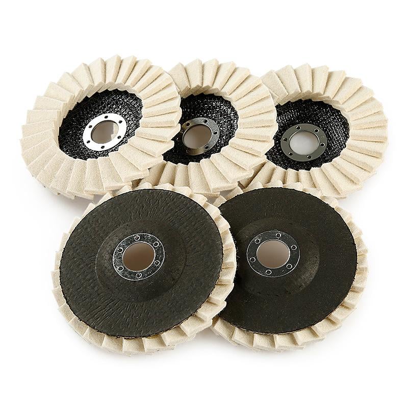 🔥Year-end 49% Off Promotion✨5Inch Wool Polishing Wheels Set for Angle Grinders