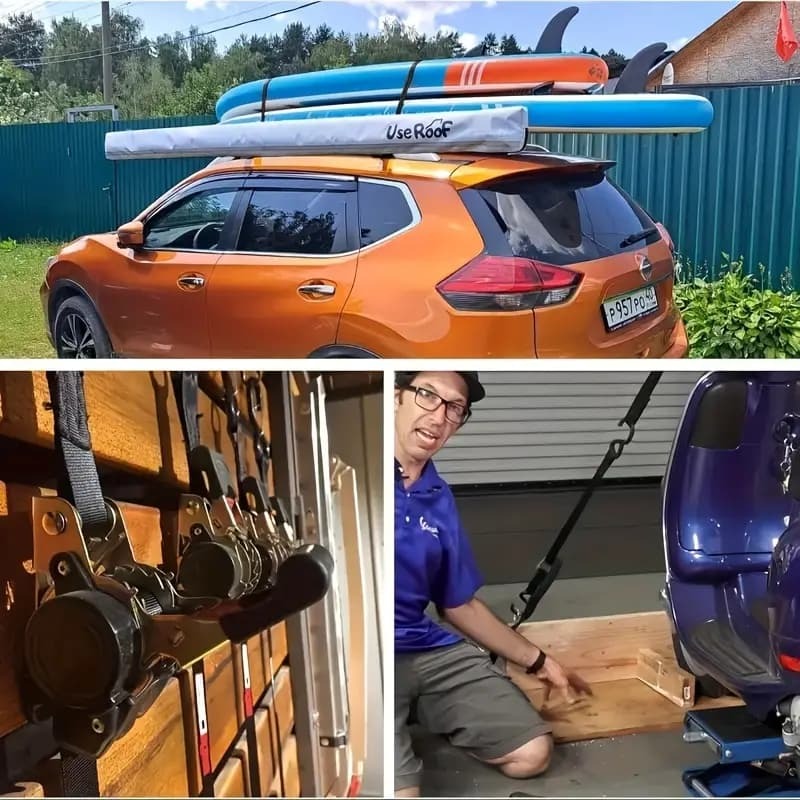 ๐ Limited Time โ Upgraded 2025 Retractable Ratchet Strap (Perfect Gift for Men๐)