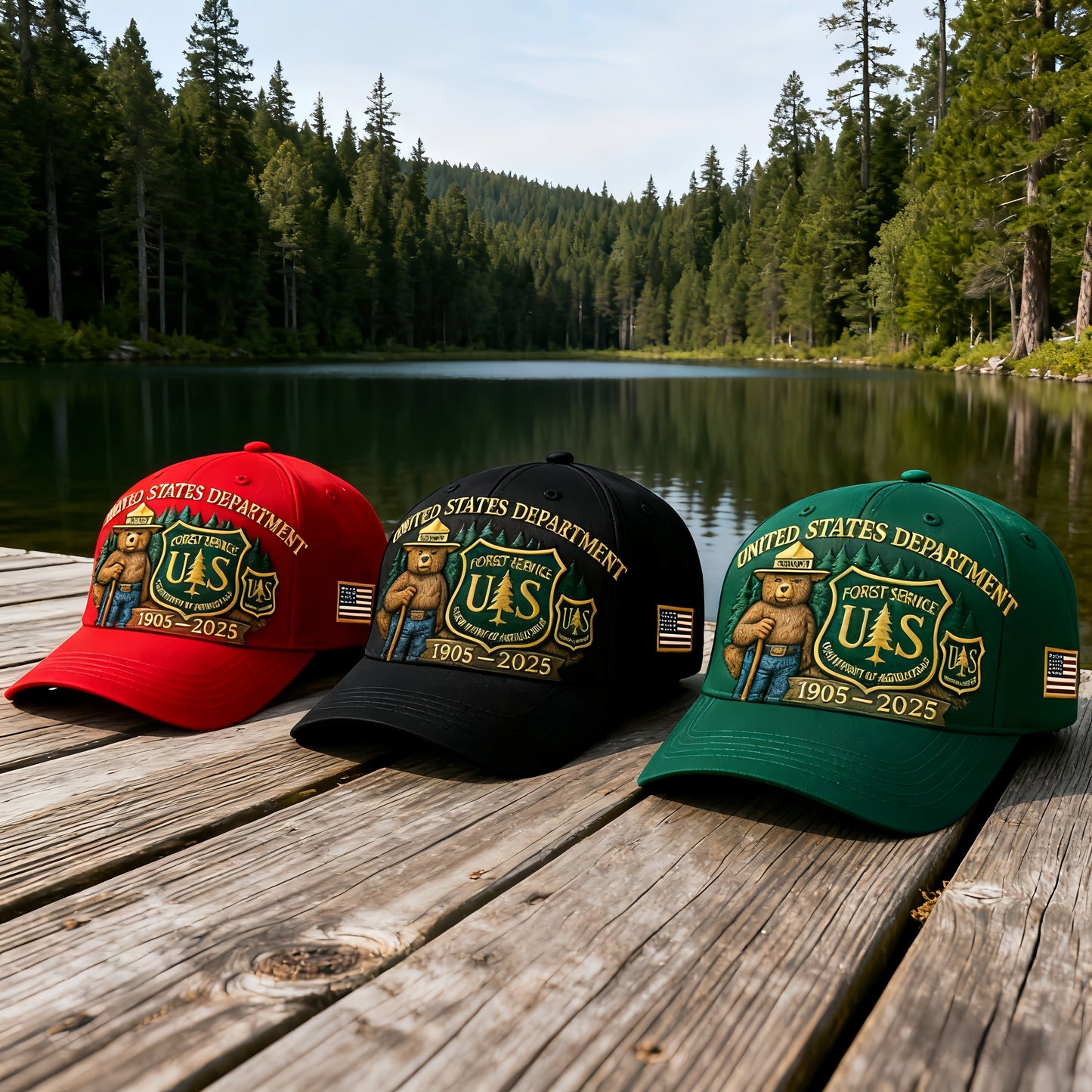 🧢Smokey Bear Forest Guardians Tribute Cap