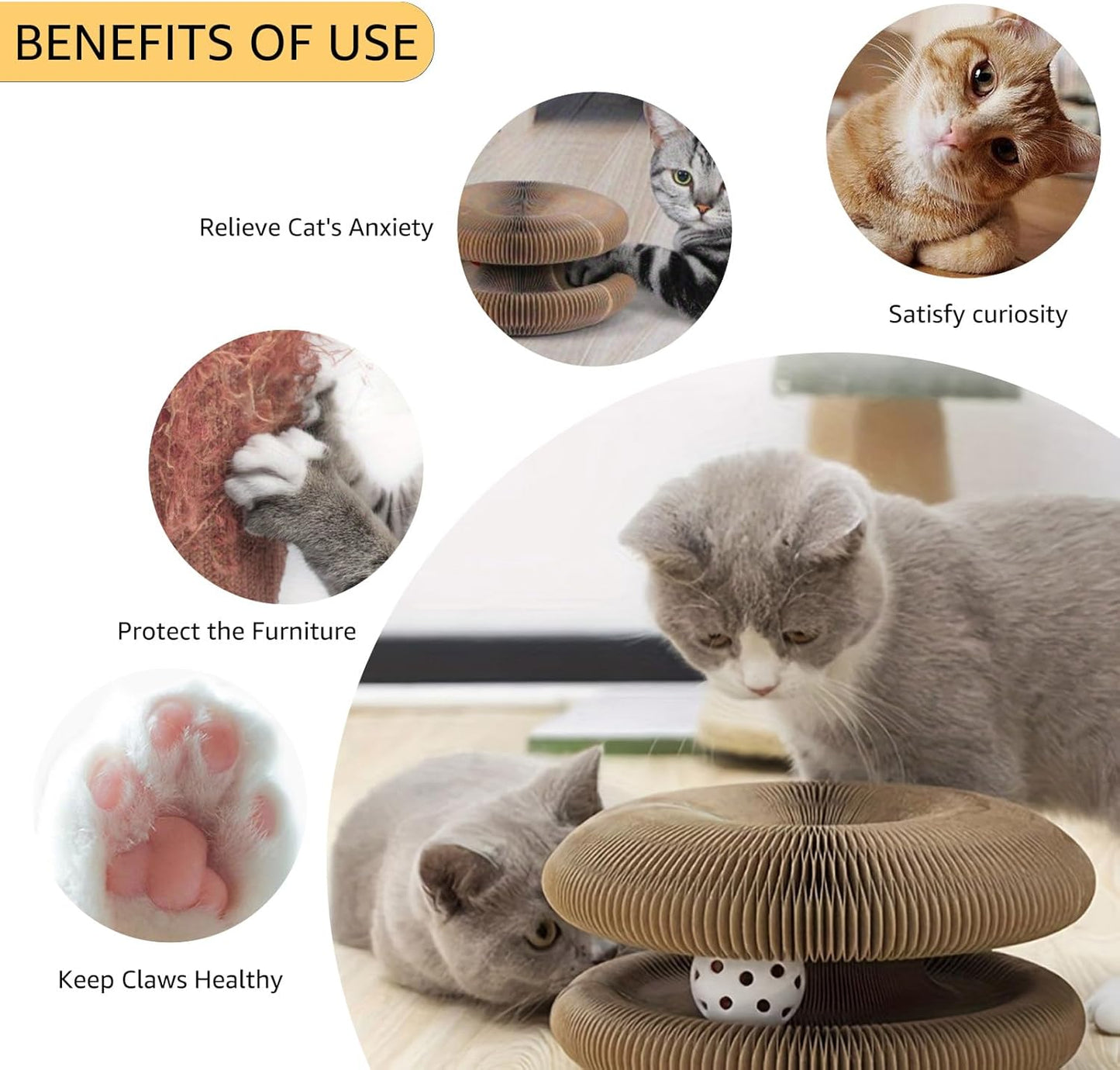 CatFold™-Accordion Cat Scratcher Toy