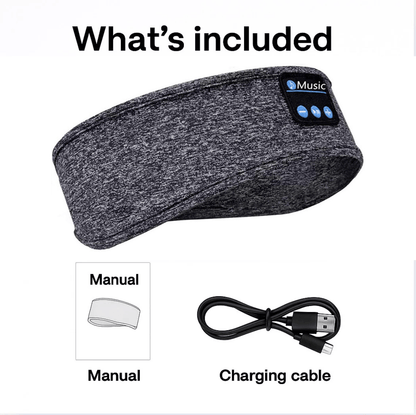 🎧2-in-1 Bluetooth Headband | Detachable & Washable