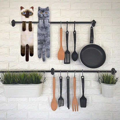 🎁 Christmas Sale — Up to 49% OFF! 🎅 Funny Cat Hand Towels