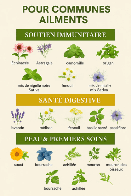 🌿The Ancestral Apothecary Seed Chest: 40 Varieties of Medicinal Herb Seeds 🌱