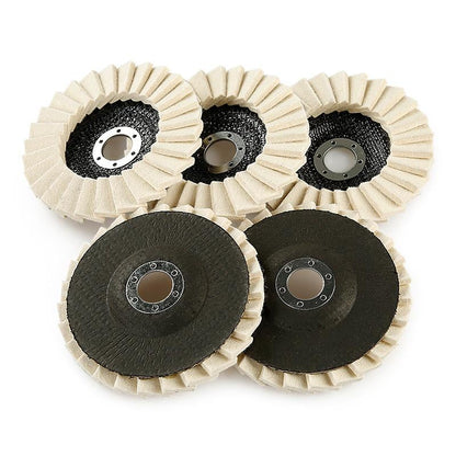 🔥Year-end 49% Off Promotion✨5Inch Wool Polishing Wheels Set for Angle Grinders