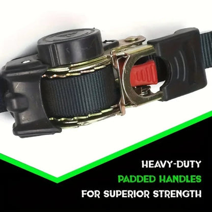 🎁 Limited Time – Upgraded 2025 Retractable Ratchet Strap (Perfect Gift for Men💙)