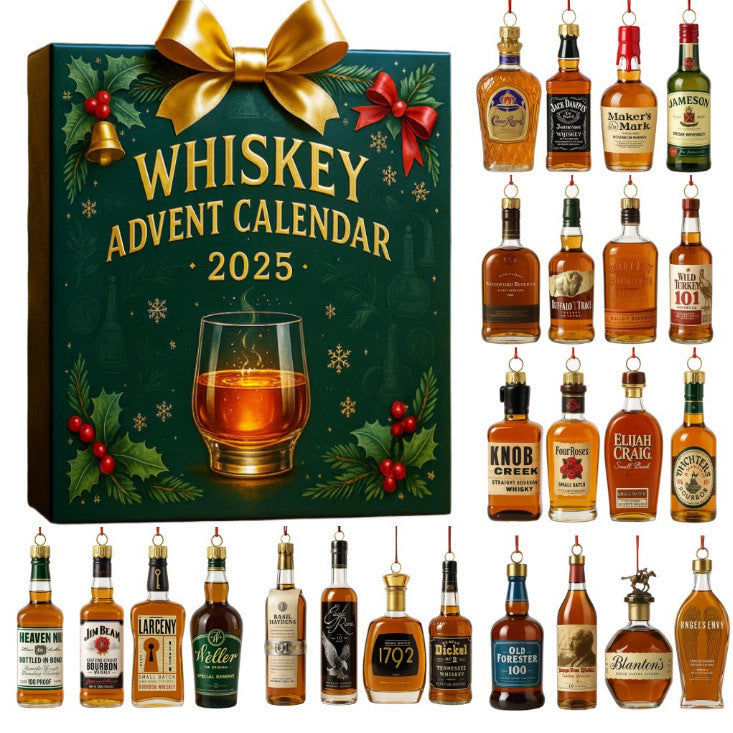 2025 Whiskey 3D Christmas Countdown Blind Box