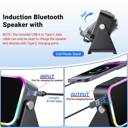 🎄Christmas Sale 🎧Wireless Induction Audio Speaker Stand