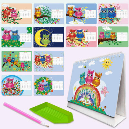💎2026 DIY Diamond Painting Desk Calendar - Perfect for Craft Lovers 🗓️🎁