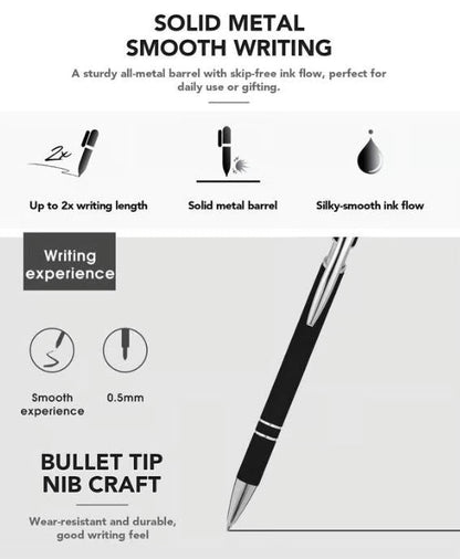 🔥Last Day Promotion 50% OFF💝Funny Stress-Relief Daily Quotes Metal Ballpoint Pen Set (10 Pcs) | 🎁Office Christmas Gift Exchange