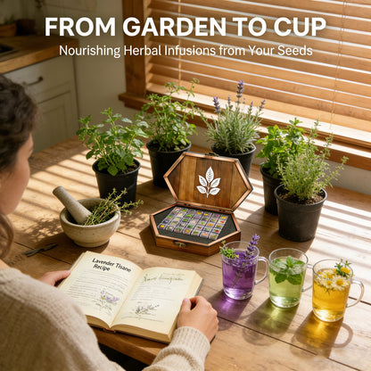 🌿The Ancestral Apothecary Seed Chest: 40 Varieties of Medicinal Herb Seeds 🌱