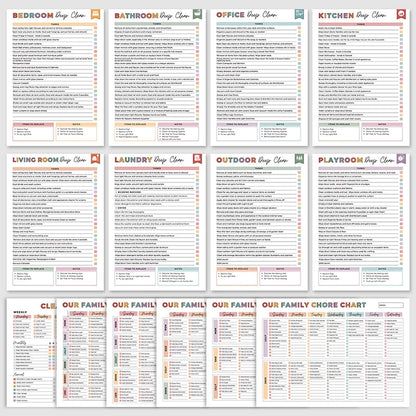 ⏰ADHD Cleaning & Organizing Toolkit - Chore Planner✔