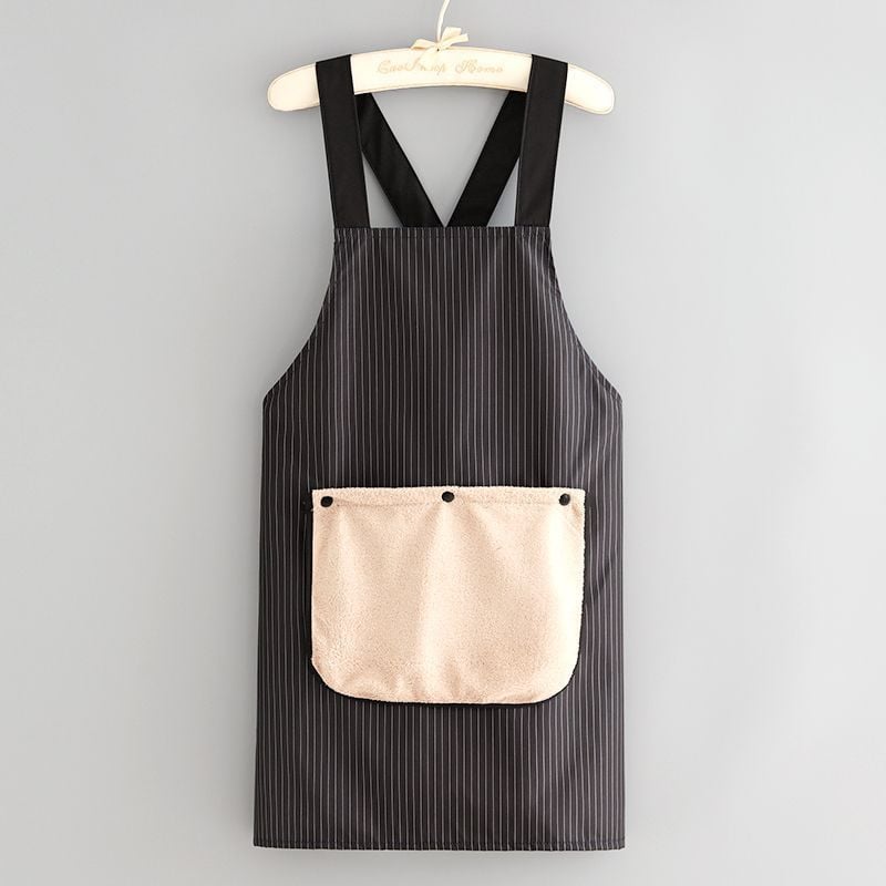 ✨Functional Cross Back Apron with Pockets Removable Towel