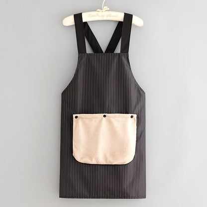 ✨Functional Cross Back Apron with Pockets Removable Towel