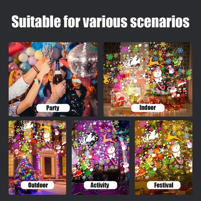 (🎄Christmas Discount 49%)🔌LED Christmas Projection Lamp