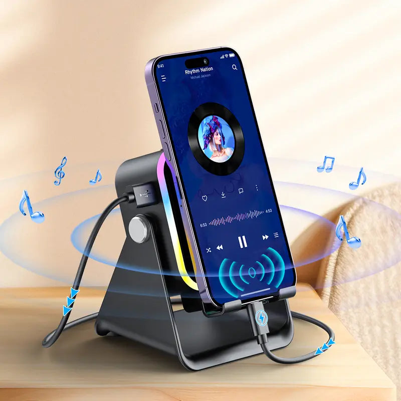 🎄Christmas Sale 🎧Wireless Induction Audio Speaker Stand