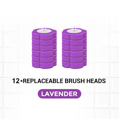 Disposable Toilet Cleaning System: Toilet Brush & Holder Kit with 18PCS Pre-Soaked Cleaner