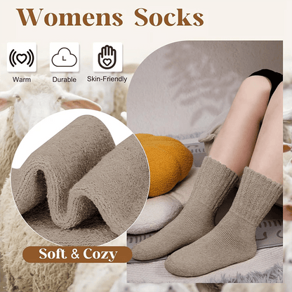 🏆 10 Pairs Women's Solid Mid-calf Socks