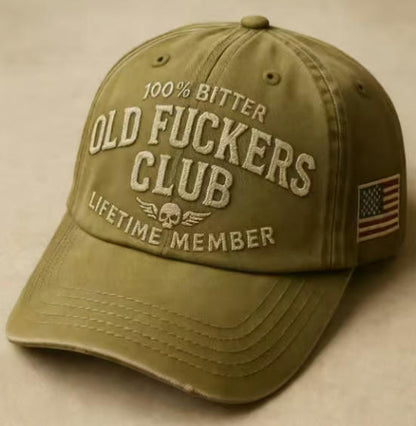🔥Last Day 48% OFF -🦅Vintage Distressed "Old Club" Lifetime Member Cap