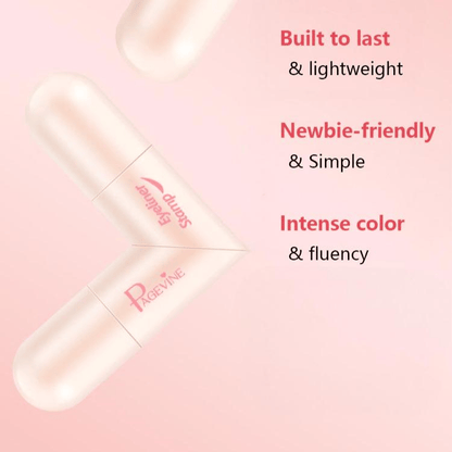 ✨Rotating Eyeliner Stamp Pen – Dual-Head Design with Wing Stamp, Quick-Dry, Long-Lasting