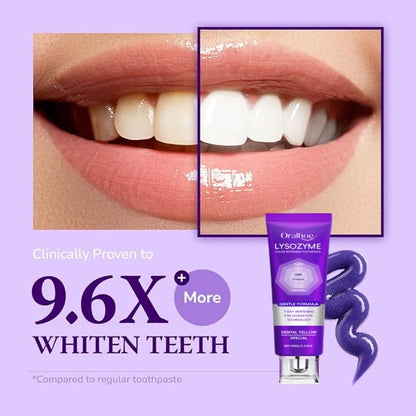 🦷Purple Toothpaste - Teeth Whitening & Stain Removal, Fresh Breath