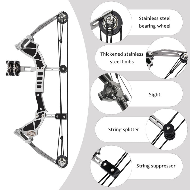 Terozi™ Compact Archery Kit — Elite Mini Compound Bow