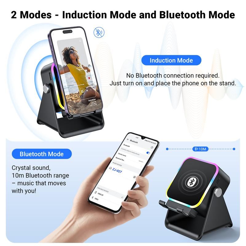 🎄Christmas Sale 🎧Wireless Induction Audio Speaker Stand