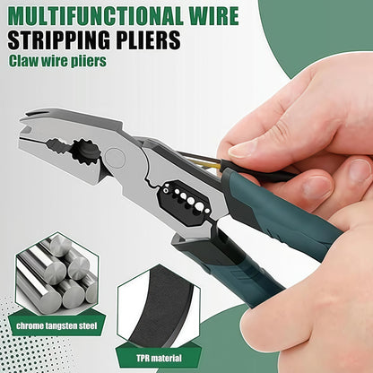 🚗 2025 New Multipurpose Lineman's Pliers with Wire Stripper - 6-in-1