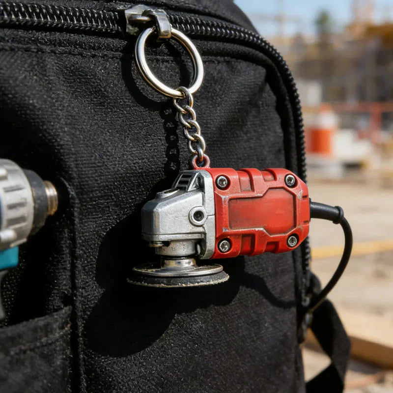 🛠️2-in-1 Inspired Mini Grinder Keychain: On-the-Go Smoothing Tool + Tool Enthusiast Collectible
