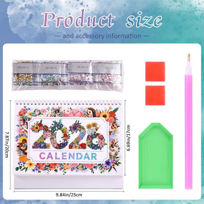 💎2026 DIY Diamond Painting Desk Calendar - Perfect for Craft Lovers 🗓️🎁