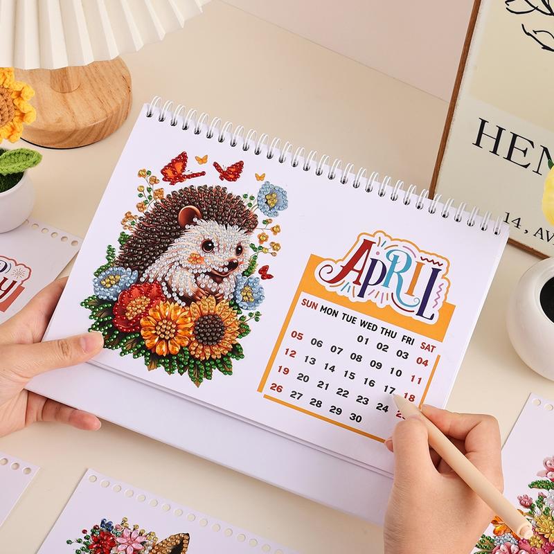 💎2026 DIY Diamond Painting Desk Calendar - Perfect for Craft Lovers 🗓️🎁