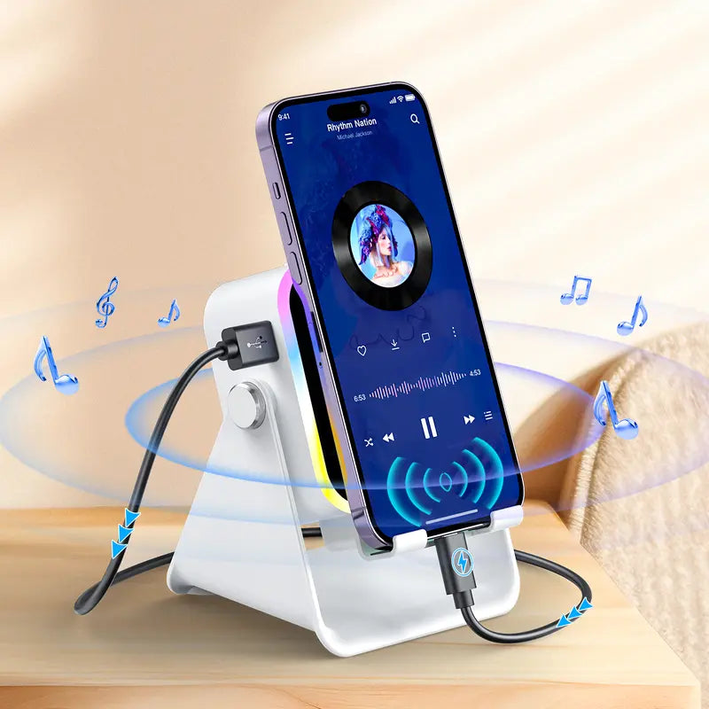 🎄Christmas Sale 🎧Wireless Induction Audio Speaker Stand