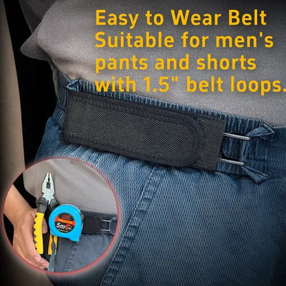 2Pcs Metal Hook Tactical Elastic Belt