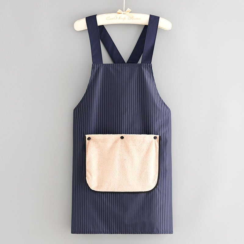✨Functional Cross Back Apron with Pockets Removable Towel