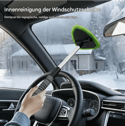 🔥Christmas Sale 50% OFF - Microfiber Car Windshield Cleaning Tool with Extendable Handle