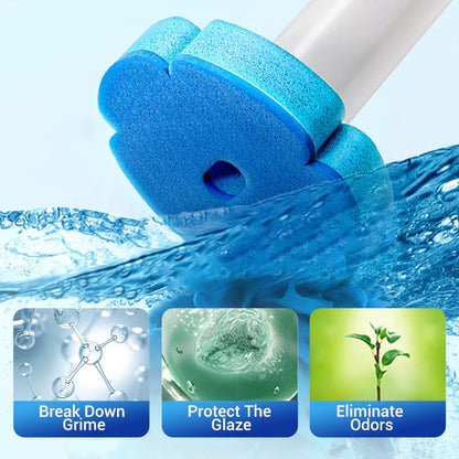 Disposable Toilet Cleaning System: Toilet Brush & Holder Kit with 18PCS Pre-Soaked Cleaner