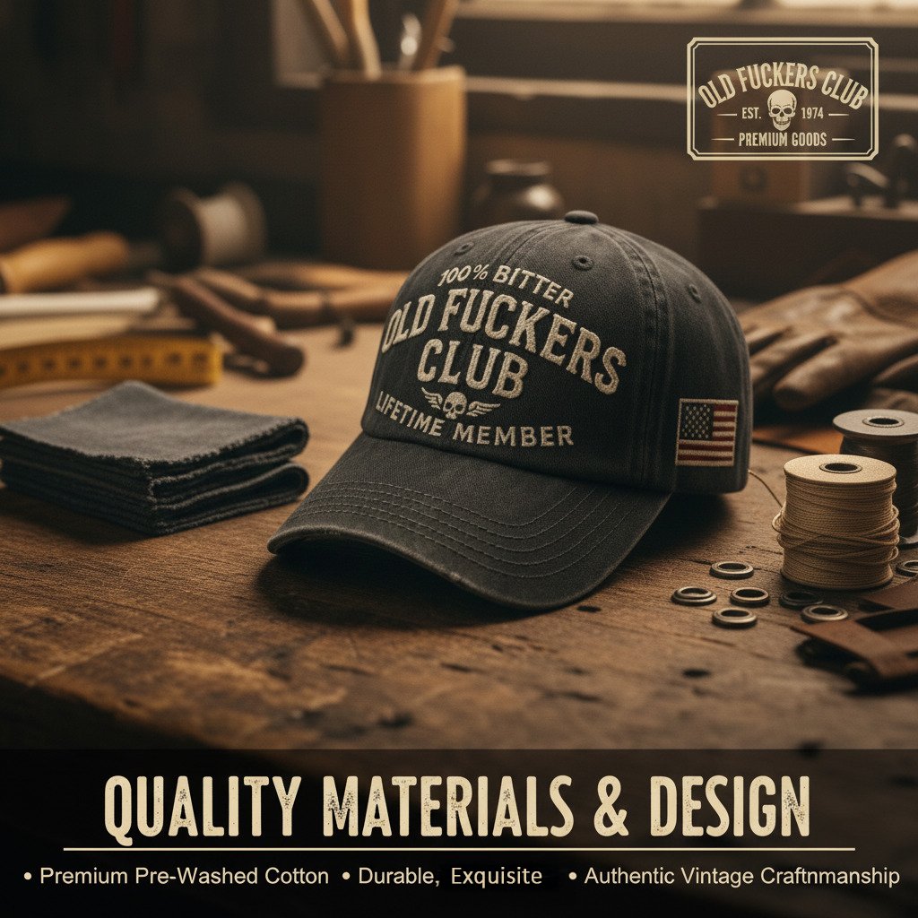 🔥Last Day 48% OFF -🦅Vintage Distressed "Old Club" Lifetime Member Cap