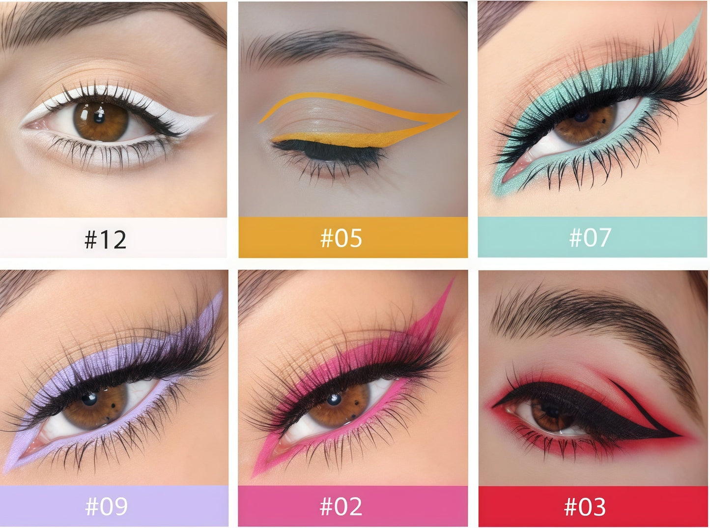 🌈Creme Gel Liner - Waterproof 12HR Longevity Super Creamy Matte Smooth Gel Eyeliner