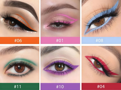 🌈Creme Gel Liner - Waterproof 12HR Longevity Super Creamy Matte Smooth Gel Eyeliner