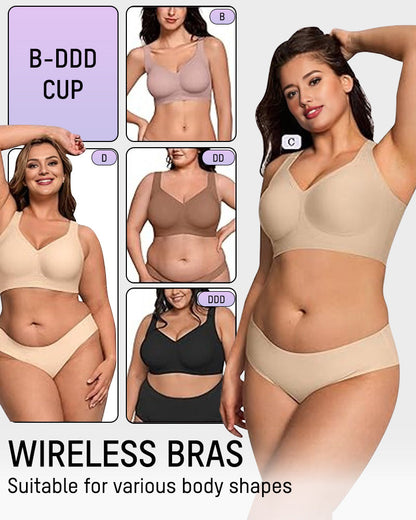 💗Comfortable Wireless Full Coverage Jelly Smoothing Bra