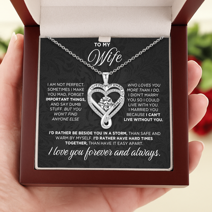 🎄Christmas Sale 49%💗To My Wife - Love You Forever & Always Necklace