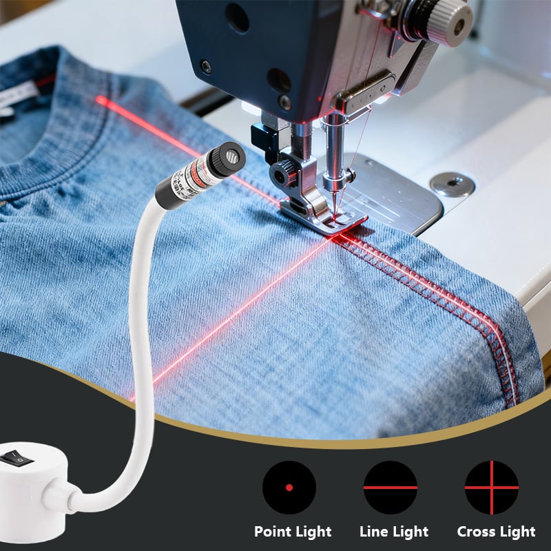 🔥Last Day 50% Sale - Magnetic Positioning Quilting Laser Light for Sewing Machine