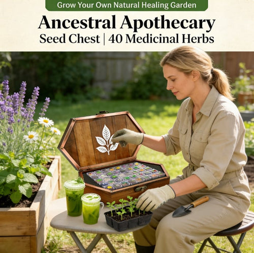 🌿The Ancestral Apothecary Seed Chest: 40 Varieties of Medicinal Herb Seeds 🌱
