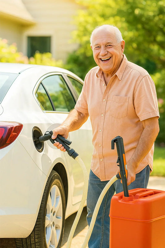 🔥NEW YEAR SALE-🚗Power Flow Portable Transfer Pump