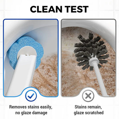 Disposable Toilet Cleaning System: Toilet Brush & Holder Kit with 18PCS Pre-Soaked Cleaner