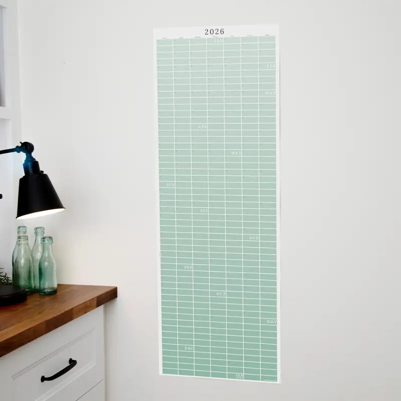 🗓️🏡 2026 Wall Calendar – Cozy Pecan Print Design