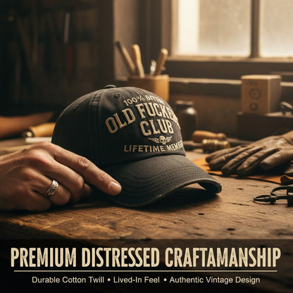 🔥Last Day 48% OFF -🦅Vintage Distressed "Old Club" Lifetime Member Cap