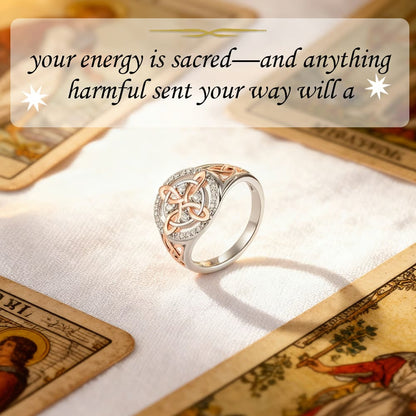 🔮💍Handmade Witch's Return-Knot Protection Ring💞Protect Your Loved Ones