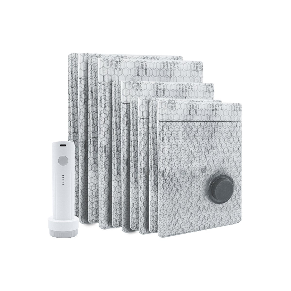 🏆⚡ 50K+ SOLD! Cordless Travel Vacuum Storage Compression Bag