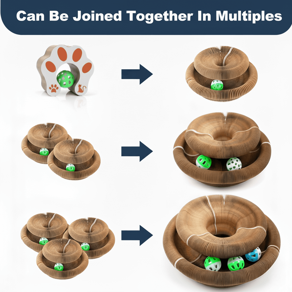 CatFold™-Accordion Cat Scratcher Toy