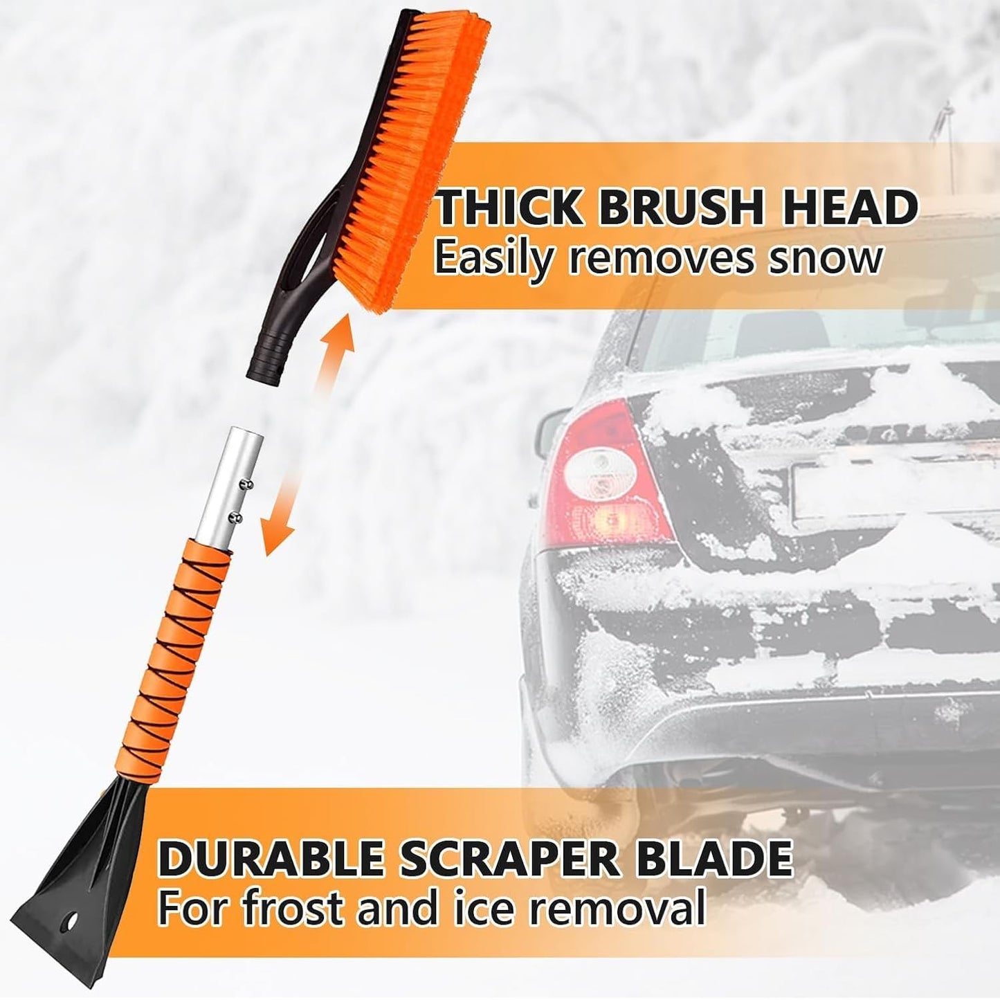 ✨Hot Sale 50% Off🚗Multi-Functional Car Snow & Ice Removal Tool